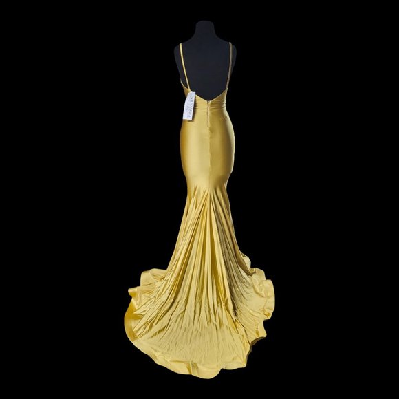 Jessica Angel Satin Jersey Stretch Mermaid Dress - Picture 4 of 6